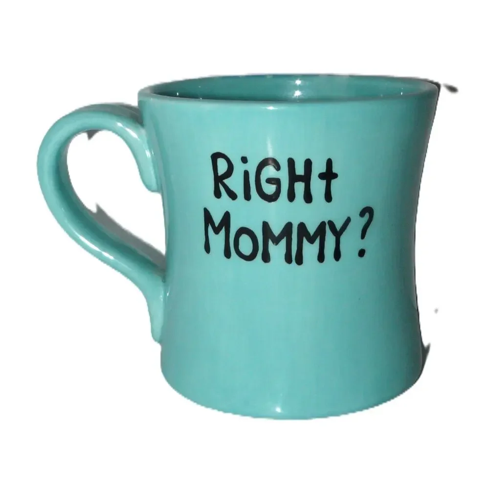 Our Name Is Mud 'Daddy's The Boss... Right Mommy?' Ceramic Mug Lorrie Veasey Cup - Picture 2 of 6